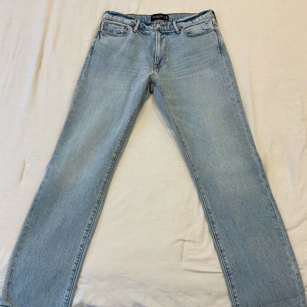 Abercrombie & Fitch Light Blue Straight Jeans